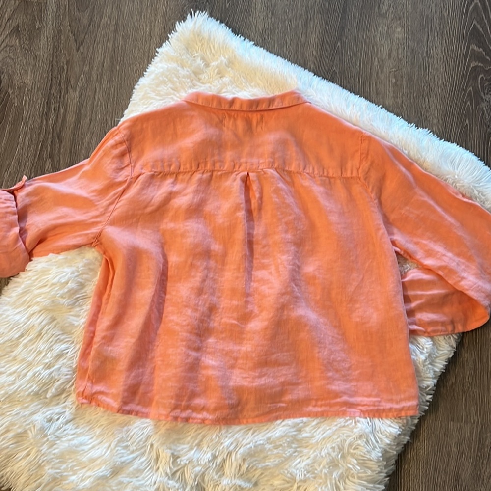 Anthropologie Cloth & Stone Tie Front Top - medium - Picture 5 of 5
